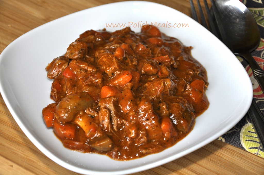 Polish Goulash (Beef Stew) Recipe | Polish Meals &amp; Cooking