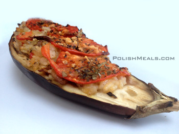 stuffed eggplant