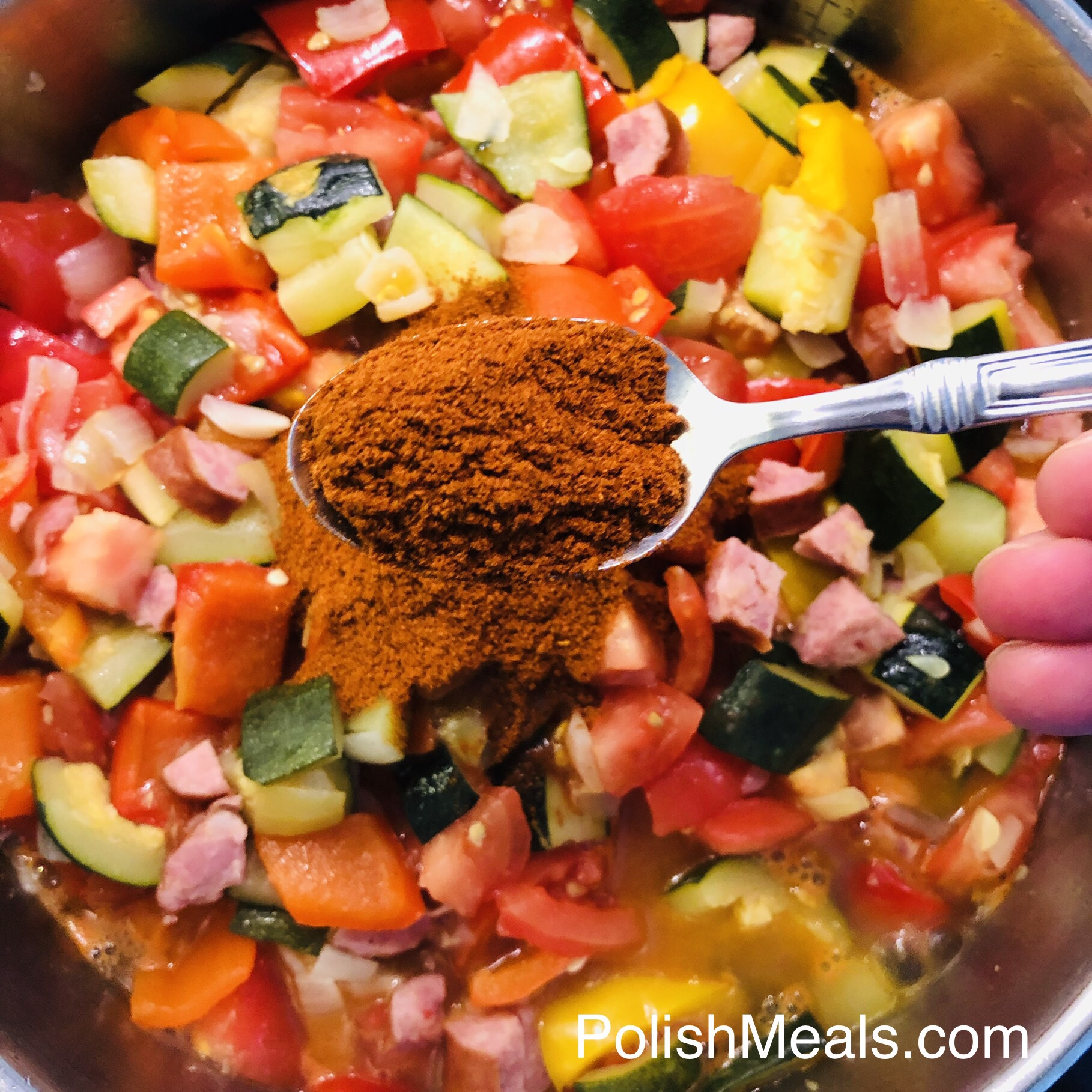 Polish ‘Leczo’ Vegetable & Sausage Stew Recipe Polish Meals & Cooking