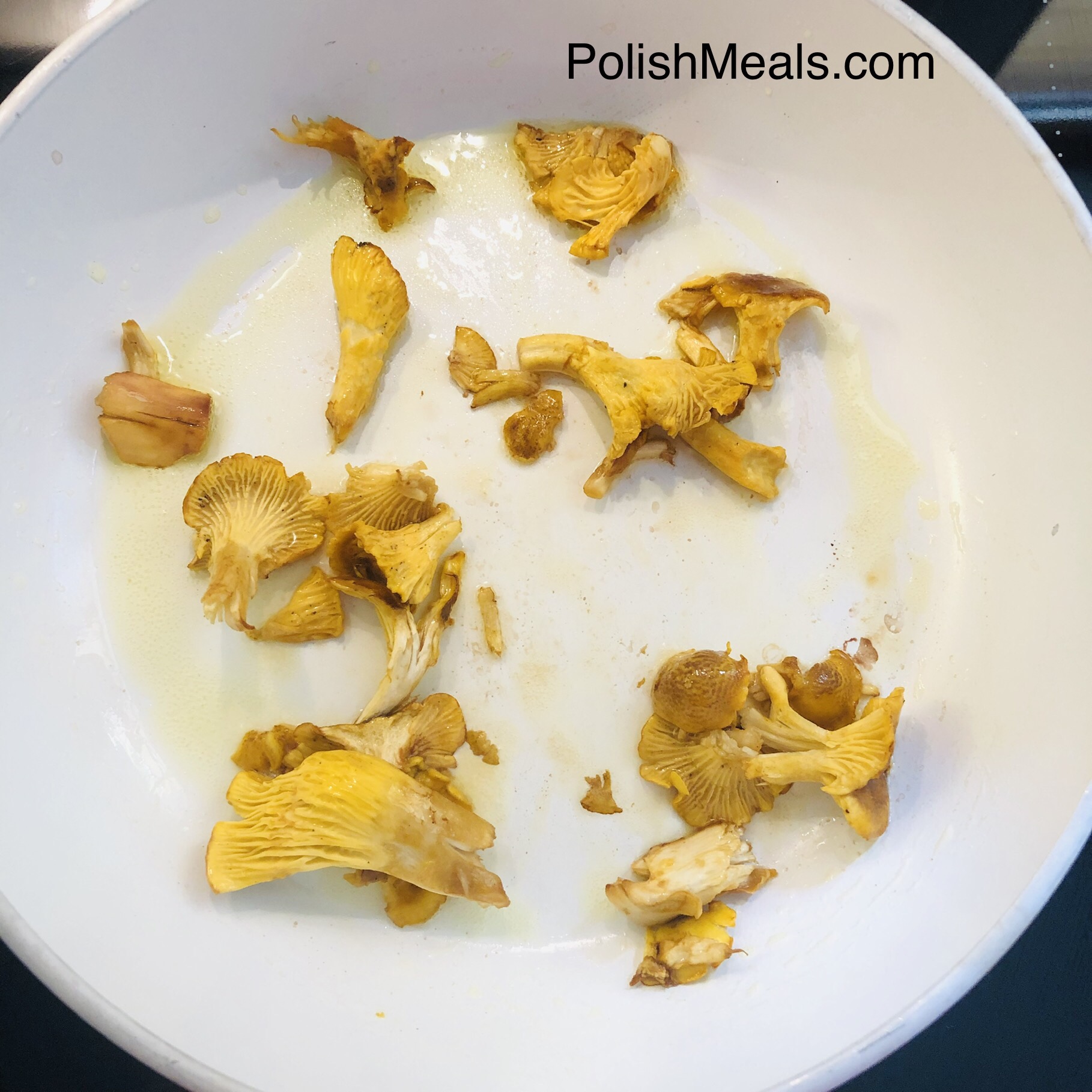 Scrambled Eggs with Wild Chanterelles Mushroom Polish Meals & Cooking